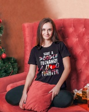 POODLE SHIRT Ladies T-Shirt lifestyle-holiday-womenscrewneck-front-2