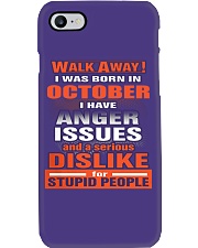 OCTOBER BIRTHDAY - FUNNY SHIRT Phone Case thumbnail