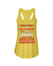 OCTOBER BIRTHDAY - FUNNY SHIRT Ladies Flowy Tank thumbnail