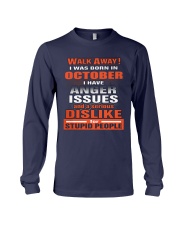 OCTOBER BIRTHDAY - FUNNY SHIRT Long Sleeve Tee thumbnail