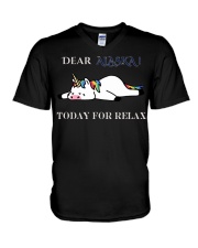 FUNNY shirt - Alaska day shirt V-Neck T-Shirt thumbnail