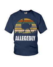 Vintage Retro Allegedly Ostrich T-shirt Youth T-Shirt thumbnail