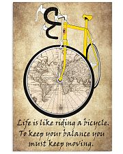 Life Is Like Riding A Bicycle 11x17 Poster front