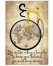 Life Is Like Riding A Bicycle 11x17 Poster front