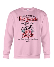 All I Need Is This Bicycle Crewneck Sweatshirt thumbnail