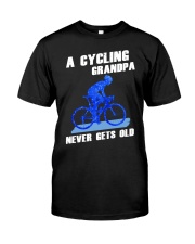 A CYCLING GRANDPA - NEVER GETS OLD Premium Fit Mens Tee thumbnail