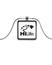 Hawaii Life - HiLife Metallic Rectangle Necklace thumbnail