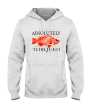 absolutely torqued fish shirt Hooded Sweatshirt tile