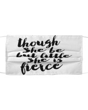 though she be but little she is fierce shirt Mask tile