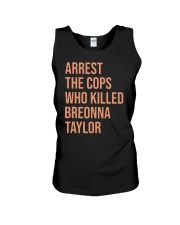 arrest the cops that killed breonna face mask Unisex Tank tile