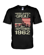 Making America Great Since September V-Neck T-Shirt tile