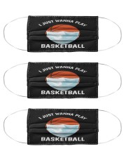 I just Wanna Play Basketball shirt Mask tile