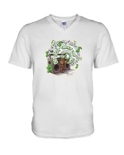 groot t shirt V-Neck T-Shirt tile