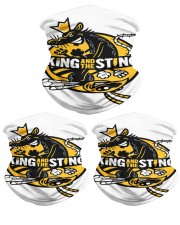 king and the sting merch Neck Gaiter tile