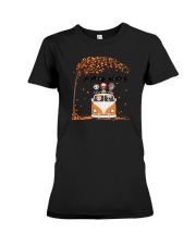 friend halloween shirt Premium Fit Ladies Tee tile