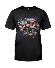 Biker Skull T Shirt - Teechip Premium Fit Mens Tee thumbnail