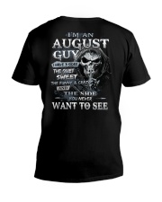H- AUGUST MAN V-Neck T-Shirt tile