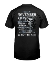 H- NOVEMBER MAN Classic T-Shirt back