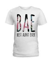 BAE BEST AUNT EVER Ladies T-Shirt thumbnail