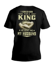 MY HUSBAND V-Neck T-Shirt thumbnail
