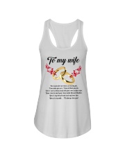 TO MY WIFE YOU'RE MY WIFE I'LL ALWAYS LOVE YOU Ladies Flowy Tank thumbnail