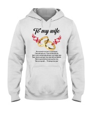 TO MY WIFE YOU'RE MY WIFE I'LL ALWAYS LOVE YOU Hooded Sweatshirt thumbnail