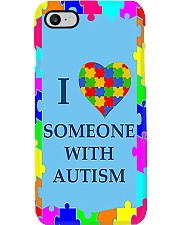 I LOVE SOMEONE WITH AUTISM Phone Case i-phone-7-case