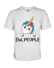 EW PEOPLE UNICORN V-Neck T-Shirt thumbnail