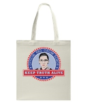 OFFICIAL RBG ORGAN DONOR KEEP TRUTH ALIVE Tote Bag thumbnail