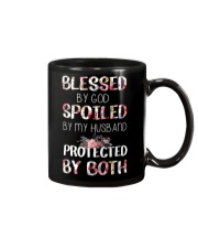 BLESSED BY GOD SPOILED BY MY HUSBAND Mug thumbnail