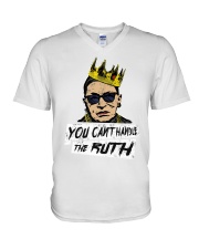 YOU CANT HANDLE THE RUTH V-Neck T-Shirt thumbnail