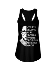 WOMEN BELONG IN ALL PLACES WHERE DECISIONS ARE Ladies Flowy Tank thumbnail
