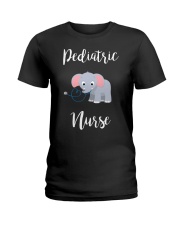 PEDIATRIC NURSE ELEPHANTS Ladies T-Shirt thumbnail
