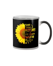 SHE WAS A WILDFLOWER IN LOVE WITH THE SUN Color Changing Mug thumbnail