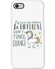 YOU'RE LUCKY ENOUGH TO BE DIFFERENT Phone Case thumbnail