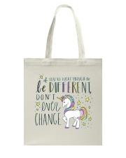 YOU'RE LUCKY ENOUGH TO BE DIFFERENT Tote Bag thumbnail