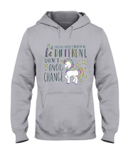 YOU'RE LUCKY ENOUGH TO BE DIFFERENT Hooded Sweatshirt front