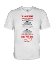 TO MY HUSBAND V-Neck T-Shirt thumbnail
