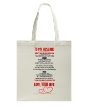 TO MY HUSBAND Tote Bag thumbnail