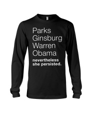 PARKS GINSBURG WARREN OBAMA NEVERTHELESS SHE Long Sleeve Tee thumbnail