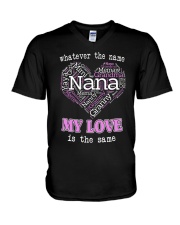 WHATEVER THE NAME MY LOVE IS THE SAME V-Neck T-Shirt thumbnail