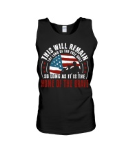 This Will Remain Veterans Unisex Tank tile