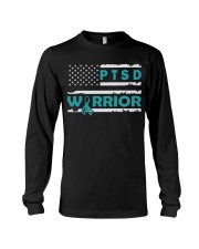 PTSD Warrior PTSD Awareness Teal Long Sleeve Tee tile