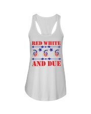 The 4th of July Ladies Flowy Tank tile