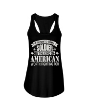 Army Veterans Ladies Flowy Tank tile
