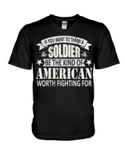 Army Veterans V-Neck T-Shirt tile