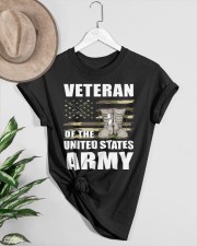 Distressed American-Flag-US-Army Classic T-Shirt custom-t-shirts-classic-lifestyle-front-464