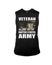Distressed American-Flag-US-Army Sleeveless Tee tile