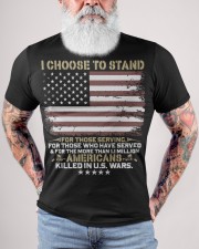 I CHOOSE TO STAND-FOR THOSE SERVING Classic T-Shirt custom-t-shirts-classic-lifestyle-front-446