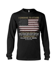 I CHOOSE TO STAND-FOR THOSE SERVING Long Sleeve Tee tile